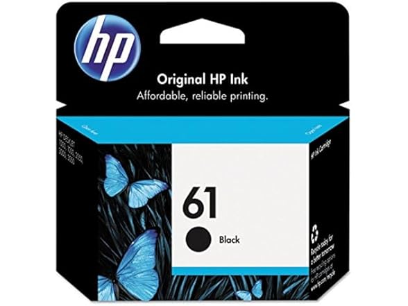 HP HP 61 BLACK HP 61 Black Ink Cartridge Printers| Works