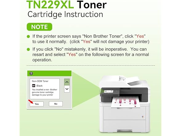TN229XL Toner Cartridges 5 Pack