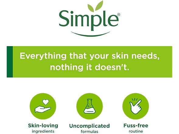 Simple Micellar Cleansing Facial Wipes 25 Wipes