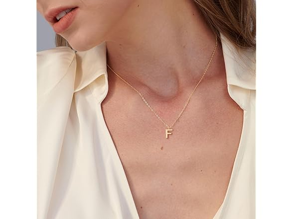 BSGRL Initial necklace-"F"