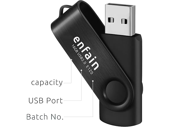 Enfain 32GB USB 3.0 Drives, 10-Pack
