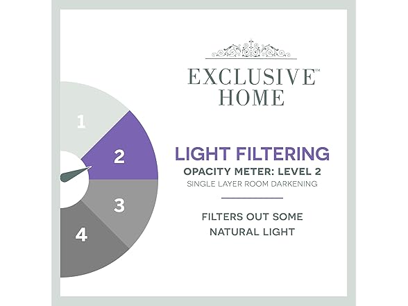 EXCLUSIVE HOME Chateau Striped Curtain Panel Pair