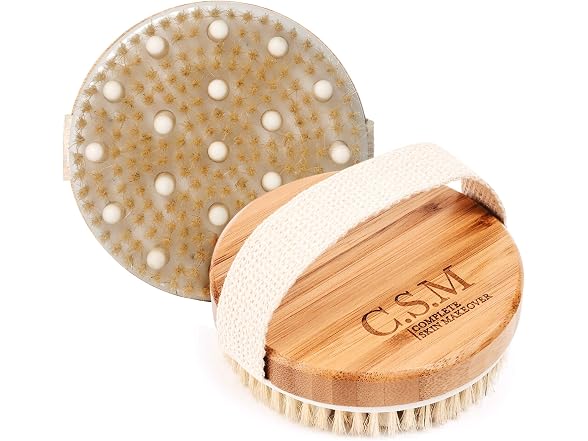CSM Dry Body Brush Natural Bristle Exf