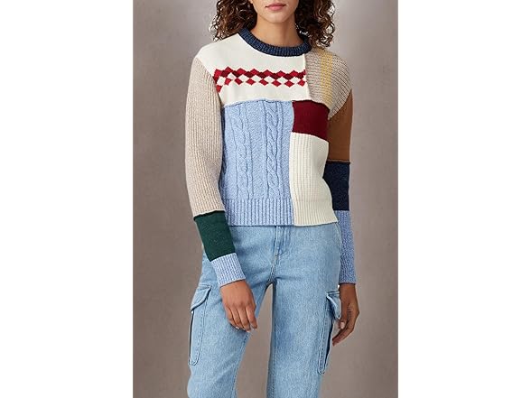 Rent the Runway Patchwork Sweater (S)