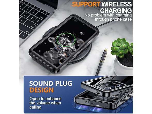Hualele Waterproof Galaxy S20 Ultra Case