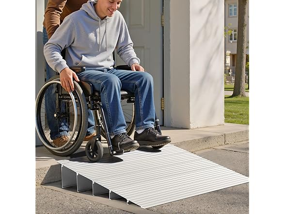 VEVOR Door Threshold Ramp, 5" Rise