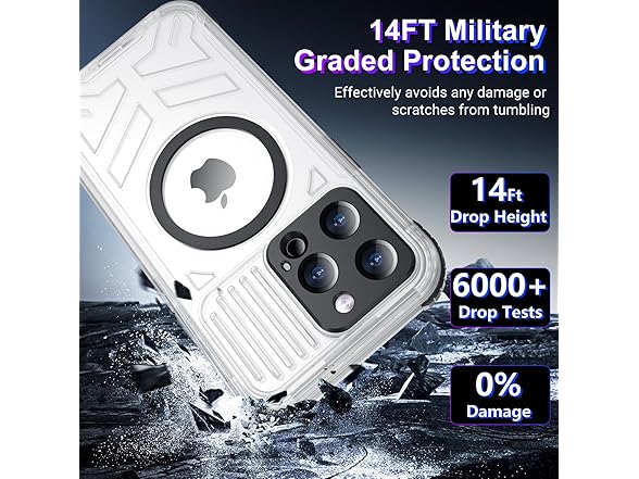 WAVELIFE Waterproof iPhone 15 Pro Case