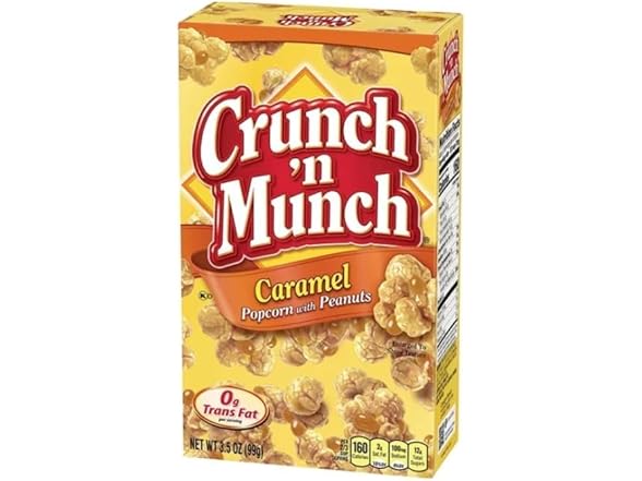 1CT Crunch 'N Munch Caramel Popcorn with Peanuts