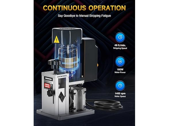 CREWORKS Electric Wire Stripper Machine