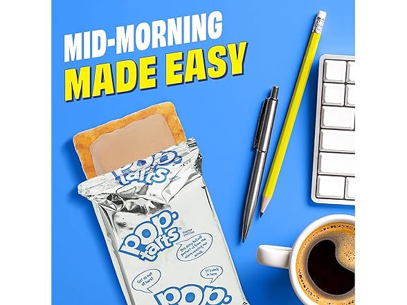 8CT Pop-Tarts Protein Toaster Pastries, Brown Sugar