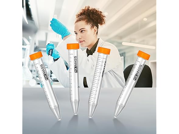 FOCMASS 15ml Conical Centrifuge Tubes