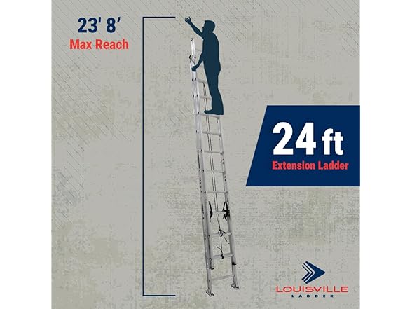 Louisville Ladder 24-foot Aluminium Extention