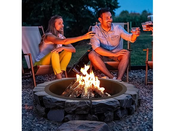 Fire Pit Ring, 40-Inch Outer/36-Inch Inner