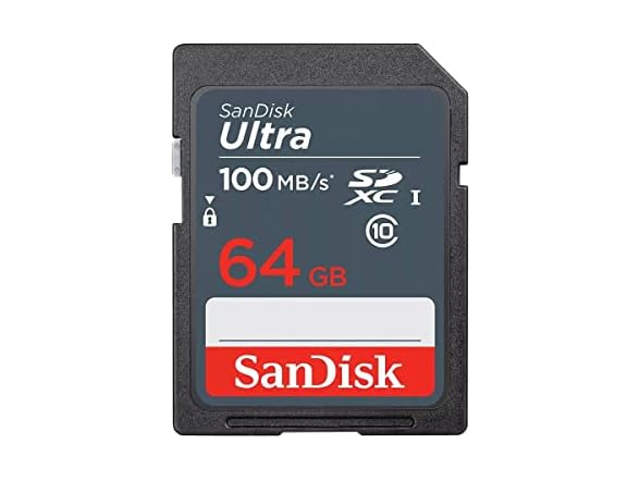 SanDisk 64GB Ultra SDXC UHS-I Memory Card