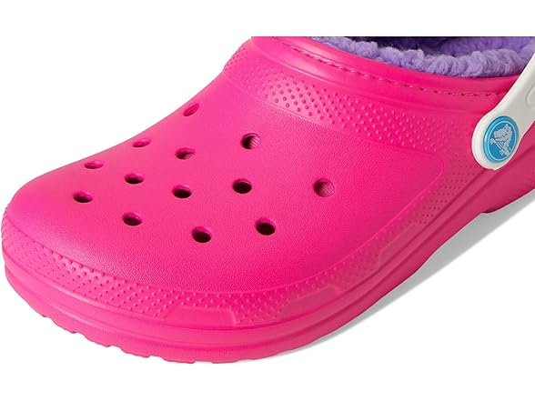 Crocs Classic Lined Kids Clog Pink Crush/Multi