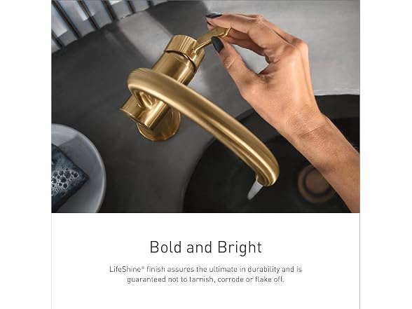 Moen Flara Brushed Gold Two Handle 8 in Faucet Trim Kit