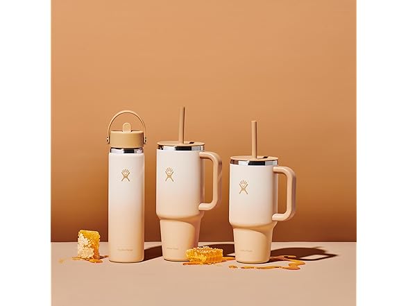 Hydro Flask Travel Tumbler, 32 Oz, Honey Ombre