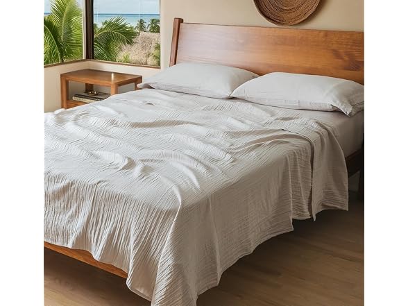Crane Home 100% Cotton Flat Sheet