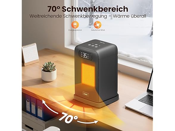 FLANUR Space Heater for Indoors