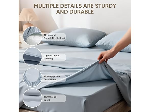 Egyptian Cotton Bed Sheets Set