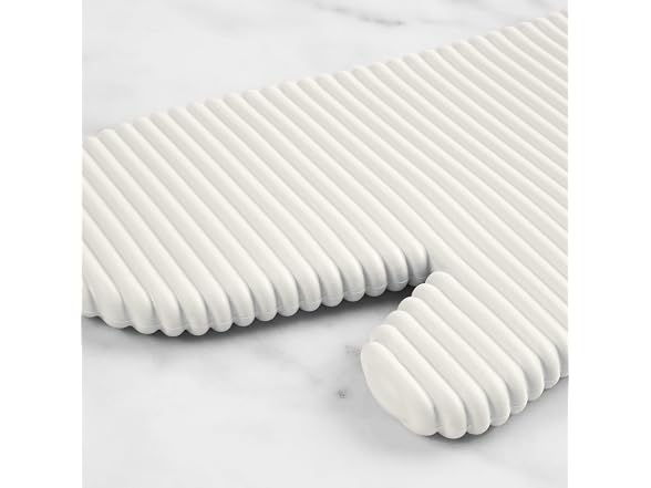 KITCHENAID Soft Silicone Oven Mitt 2-Pack, Smoked Porcelain