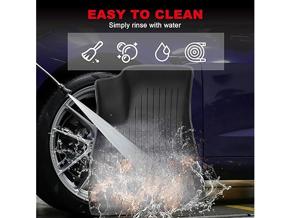 Tesla Model Y Floor Mats 9pc 7-Seat