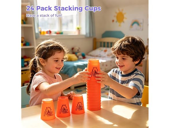 yeesport Sport Stacking Cups, 24pcs Sports Gift