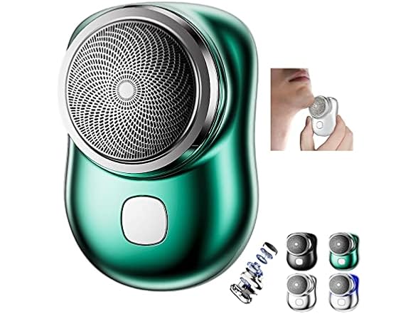 GYLCTOM Mini Shaver Portable -green