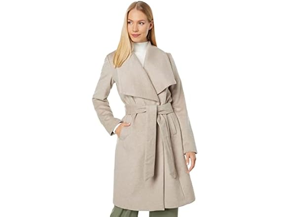 Cole Haan Women's Belted Wool Coat (4 & 12)