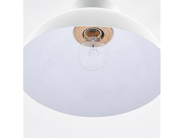 Parrot Uncle 11 Inch Pendant Light Fixture White