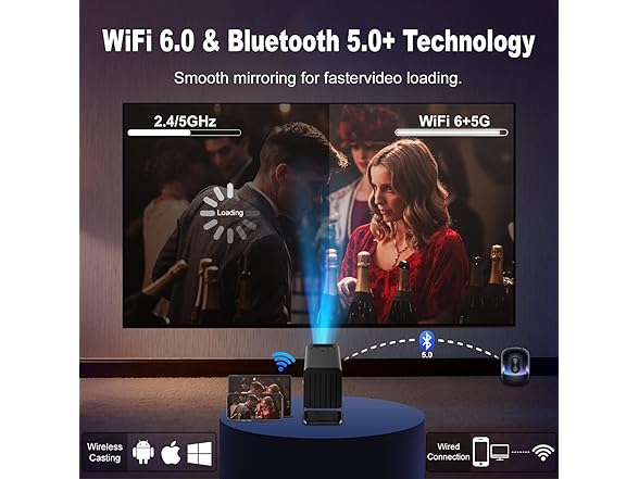 Polaring 1080 Mini Projector