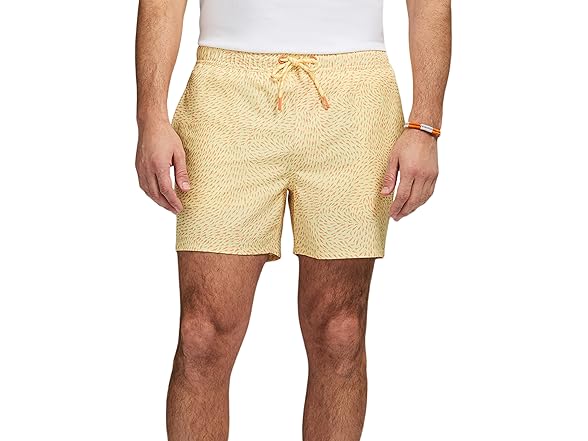 Izod Men Swim Trunks Swimsuit Lemon Meringue