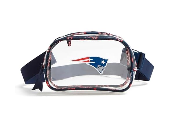 Vera Bradley NFL Patriots Clear Belt Bag