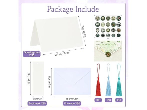 Defresit 150 Pack Watercolor Cards w/Envelopes