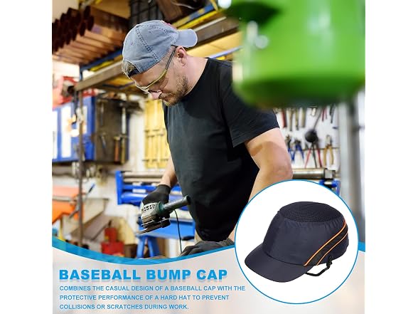 PATIKIL CON-34 Baseball Safety Bump Cap