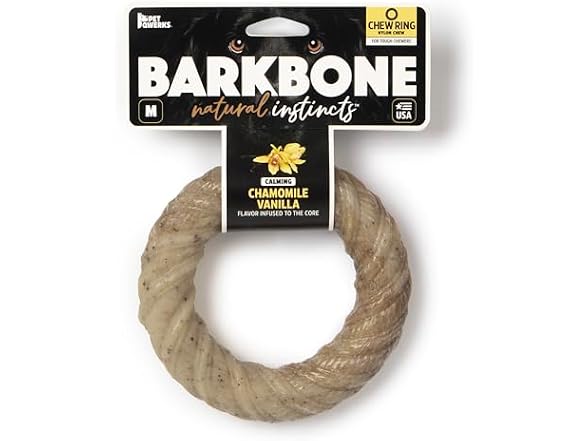 Barkbone Chew Ring, Chamomile Vanilla Flavored