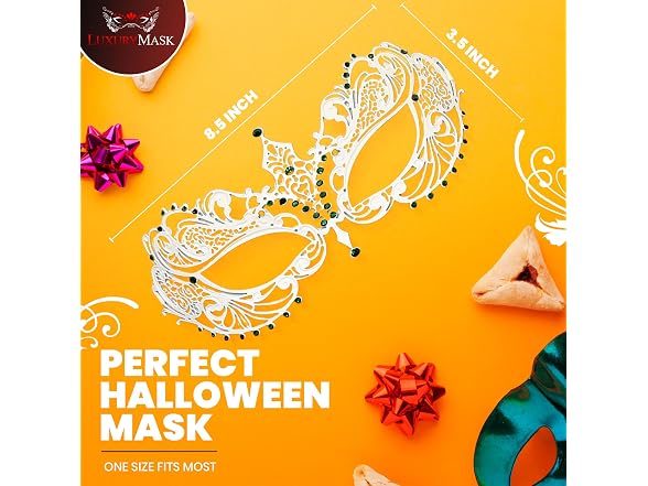 Luxury Mask (OS) Burlesque Boutique Rhinestones