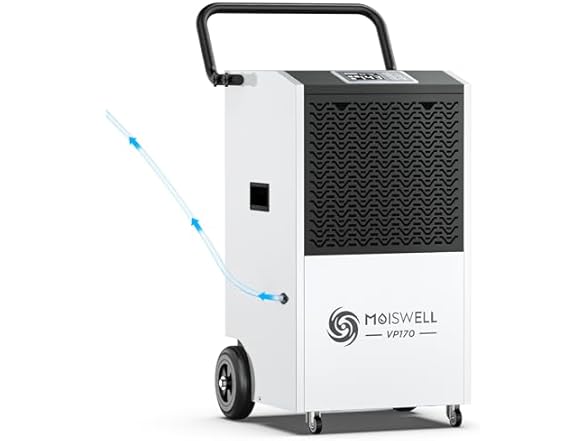 Moiswell 170 Pints Commercial Dehumidifier