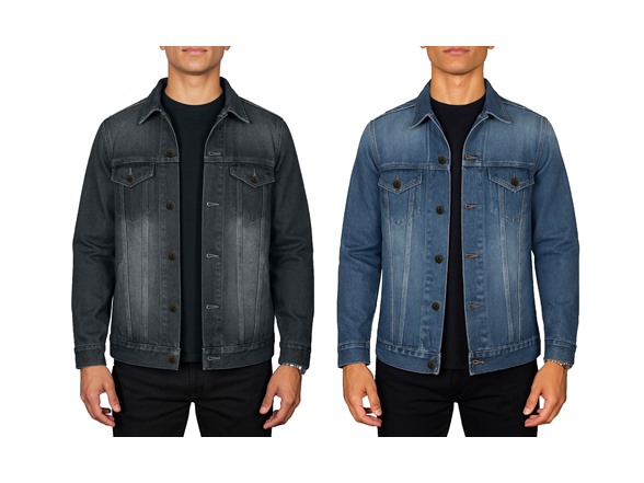 Black & Medium Wash