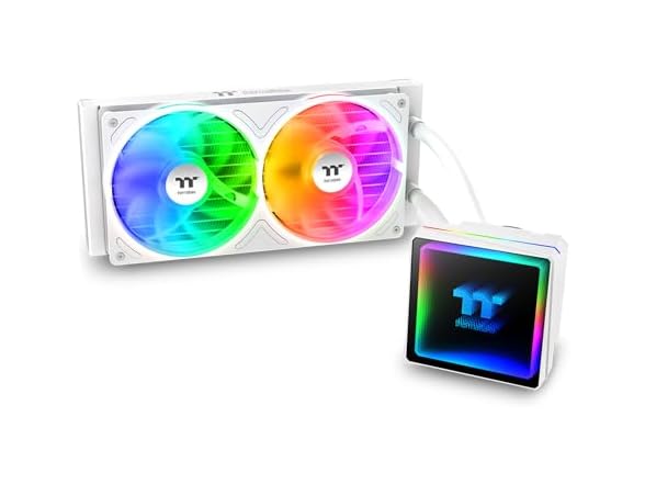 Thermaltake TH240 V3 ARGB CPU Liquid Cooler 240mm White
