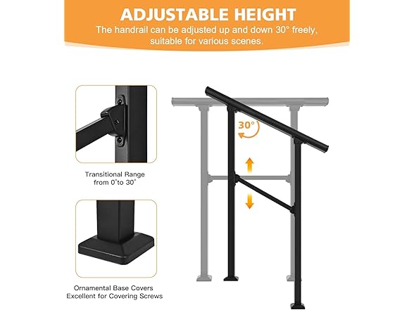Stair Railing, Handrails for Outdoor