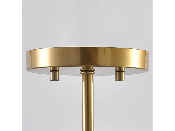 Gold Semi Flush Mount Chandelier Light for Kitchen, 15"