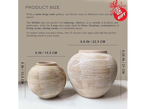 MoCuishle large round ceramic vase