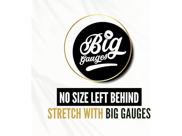 Pair of Internally Threaded Anodized Gauge