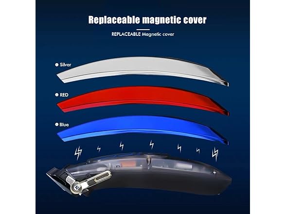 Professional Hair Clippers for Men, Blue