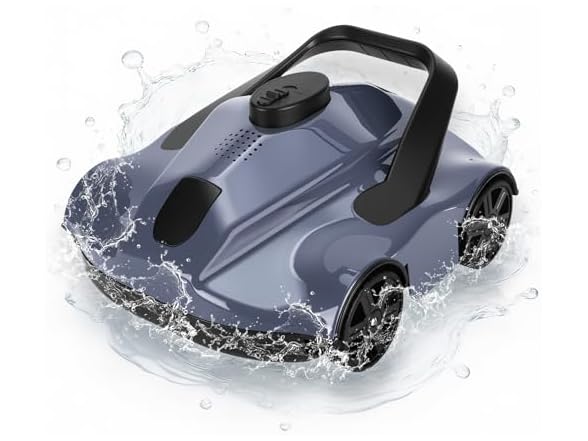 Cordless Robotic Pool Cleaner w/ 130-Min Runtime