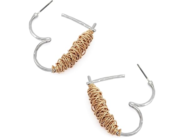 Robert Lee Morris Women's Heart Medium Earrings