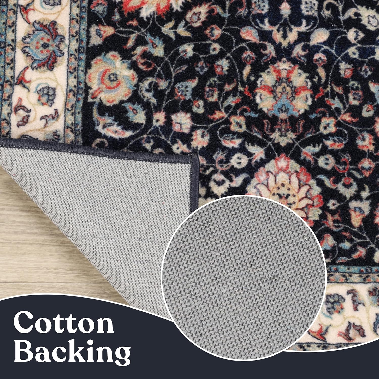 Superior Washable Indoor Runner Rug, 2'7"x6' - Gallery 9