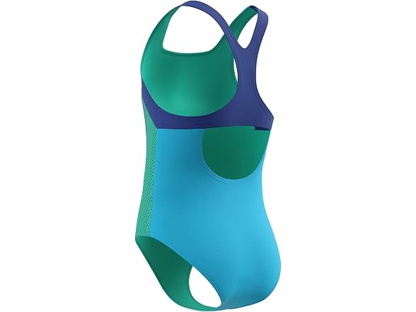 Speedo One-Piece Swimsuit, Mesh Cyan (16)