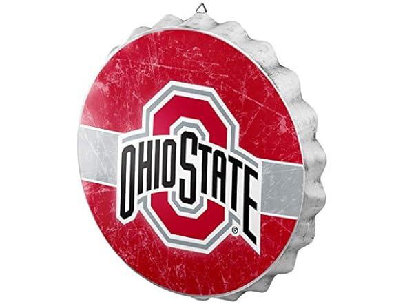 BUCKEYES Bottle Cap Wall Sign